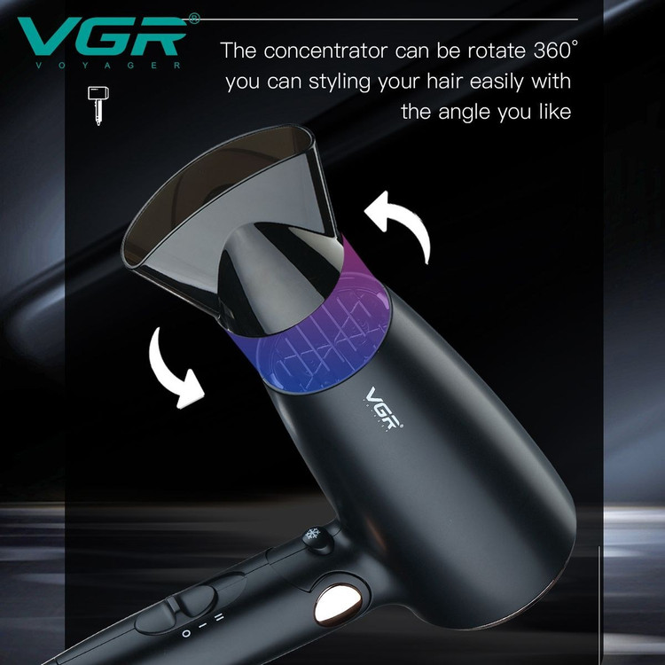 سشوار مسافرتی وی جی آر مدل V-439