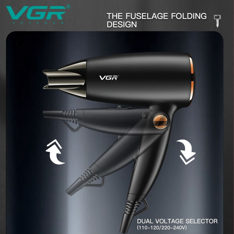 سشوار مسافرتی وی جی آر مدل V-439